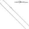 1,5mm Venezianerkette Kette, 585 Weißgold Gold, Goldkette, 42 cm
