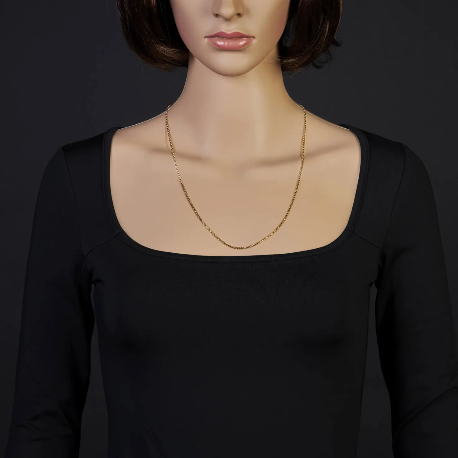 2mm Venezianerkette rund 585 Gold Gelbgold Kette Collier Halskette 60cm