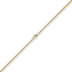 2mm Venezianerkette rund 585 Gold Gelbgold Kette Collier Halskette 42cm