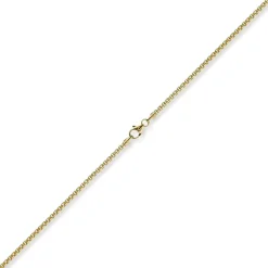 2mm Venezianerkette rund 750 Gold Gelbgold Kette Collier Halskette 60cm Damen