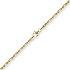 2mm Venezianerkette rund 750 Gold Gelbgold Kette Collier Halskette 42cm Damen