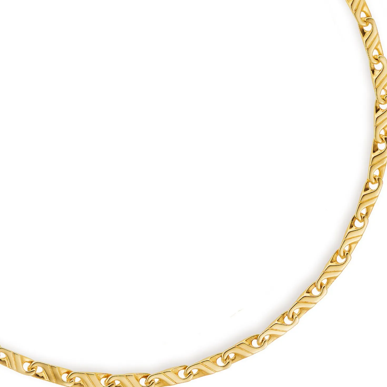 4,5mm Viktoriakette Kette Collier aus 585 Gold Gelbgold, 60cm, Herren