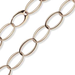 18mm Weit-Anker-Armband Armkette Armschmuck aus 585 Gold Rotgold oval 20cm