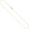 1,6mm Weit-Ankerkette Halskette aus 585 Gold Gelbgold massiv diamantiert 45cm