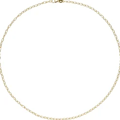 2,3mm Weit-Ankerkette Halskette Collier Halsschmuck aus 375 Gold Gelbgold 45cm