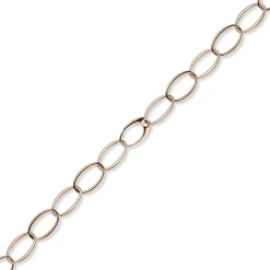 18mm Weit-Anker-Kette Phantasiekette Halsschmuck aus 585 Gold Rotgold oval 60cm