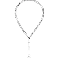 7mm Y-Kette Collier Halskette Anker weit vierkant Kette aus Edelstahl 55cm