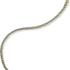 5,5mm Zopf-Armband Armschmuck Armkette 585 Gold Gelbgold & Weißgold bicolor 21cm
