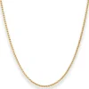 1,7mm Zopfkette Collier Halskette aus 585 Gold Gelbgold 50cm mit Zwischenöse