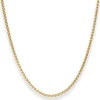 2,1mm Zopfkette Goldkette Collier Halskette aus 375 Gold Gelbgold 50cm