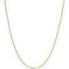 1,3mm Zopfkette Goldkette Collier Halskette aus 333 Gold Gelbgold 50cm