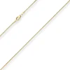 1,3mm Zopfkette Goldkette Collier Halskette aus 585 Gold Gelbgold 36cm