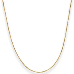 1,1mm Zopfkette Goldkette Collier Halskette aus 333 Gold Gelbgold 36cm