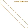 1,3mm Zopfkette Halskette Collier aus 750 Gold Gelbgold 45cm