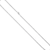 1,8mm Zopfkette Halskette Collier Halsschmuck aus 585 Gold Weißgold 42cm