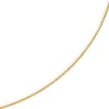 2mm Zopfkette Kette Collier aus 585 Gold Gelbgold, Goldkette, 42cm