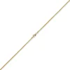 1,5mm Zopfkette Kette Collier aus 585 Gold Gelbgold, Goldkette, 55cm