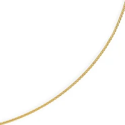 1,5mm Zopfkette Kette Collier aus 585 Gold Gelbgold, Goldkette, 60cm