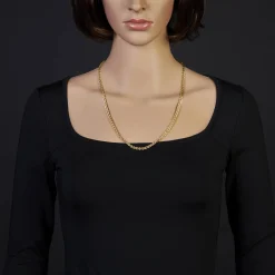 4mm Zopfkette Kette Collier aus 585 Gold Gelbgold, Goldkette, 60cm