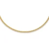 3mm Zopfkette Kette Collier aus 750 Gold Gelbgold Goldkette 45cm Unisex