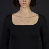 3mm Zopfkette Kette Collier aus 585 Gold Weißgold, Goldkette, 50cm