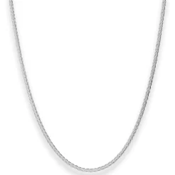 2mm Zopfkette Silberkette Collier Halskette aus 925 Silber 42cm
