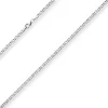 2,9mm Zwillingspanzerkette Collier Halskette aus 925 Silber rhodiniert 50cm