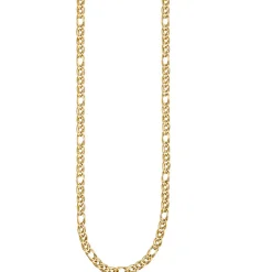 3mm Zwillings-Panzerkette Kette Collier Halskette aus 585 Gold Gelbgold 45cm