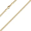 3,9mm Zwillingspanzerkette Kette Collier Halskette aus 585 Gold Gelbgold 60cm
