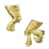 Nofretete - Ohrschmuck Ohrstecker Stecker aus 333 Gelbgold Damen Goldohrstecker