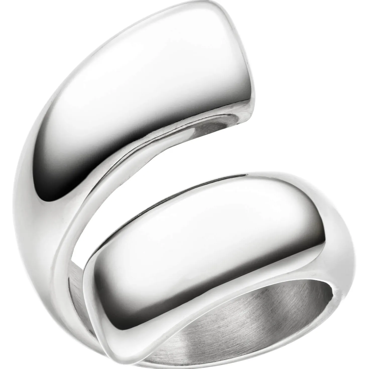 Offener breiter Ring Damenring aus Edelstahl Breite 31,3mm Edelstahlring