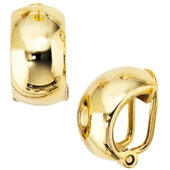 Ohrclips Clips Ohrschmuck aus 333 Echt Gold Gelbgold glänzend