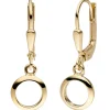 Ohrhänger Kreis Kreise Ø7,5mm 333 Gold Gelbgold Ohrringe Brisur glänzend