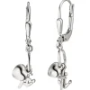 Ohrhänger 5,2x27,1mm Ohrringe Glaube Liebe Hoffnung 925 Silber Ohrschmuck Kinder