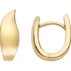 Ohrringe Creolen aus 333 Gold Gelbgold glänzend 13,6x5,5mm Ohrschmuck