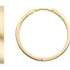 Ohrringe Creolen aus 333 Gold Gelbgold Ø 24,9mm flach glänzend Ohrschmuck