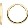 Ohrringe Creolen aus 333 Gold Gelbgold 24,9x2,8mm Ohrschmuck rund glänzend