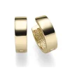 Ohrringe Creolen 4,5x13mm Ohrschmuck aus 585 Gold Gelbgold glänzend flach