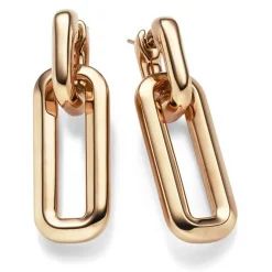 Ohrringe Ohrhänger Ohrschmuck 52,5x17,5mm aus 585 Gold Rotgold