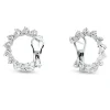 Ohrschmuck aus 750 Weißgold 24 Diamanten Tropfen-Schliff 4,64ct F-VVS 23x22,7mm
