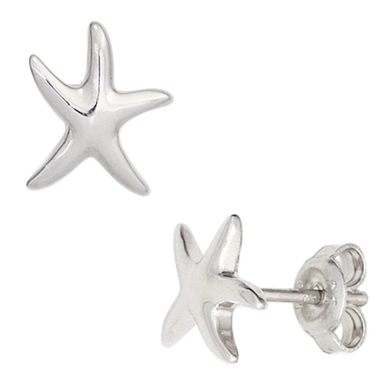 Ohrstecker Seesterne Sterne Sternchen aus 925 Silber Ohrschmuck