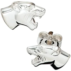 Ohrstecker Stecker Ohrschmuck Großkatze Raubkatze 925 Silber Herren