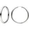 Paar Creolen 48,3mm Klappcreolen, rund, 925 Silber rhodiniert Ohrschmuck