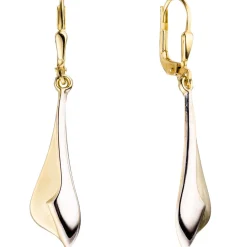 Paar Ohrhänger 8,2x41,4mm Ohrringe Boutons aus 333 Gold Gelbgold Damen