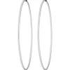 Paar Ohrringe Creolen rund groß XXL Ohrschmuck aus 925 Silber 79x2mm