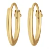 Paar Ohrringe Creolen rund klein & fein aus 333 Gold Gelbgold 10,7x1,3mm