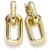 Paar Ohrringe Ohrhänger Ohrschmuck 43,5x17,5mm aus 585 Gold Gelbgold glänzend