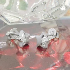 Paar Ohrstecker Stecker Ohrschmuck Sterne Sternchen mit 5 Spitzen, 925 Silber