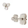 Paar Stecker Ohrstecker aus 950 Platin mit Diamanten 0.02Ct W/SI Brillanten