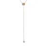 Pavé Collier aus 750 Gold Rotgold 54 Diamanten 0,12ct TW-VSI/SI L:46cm